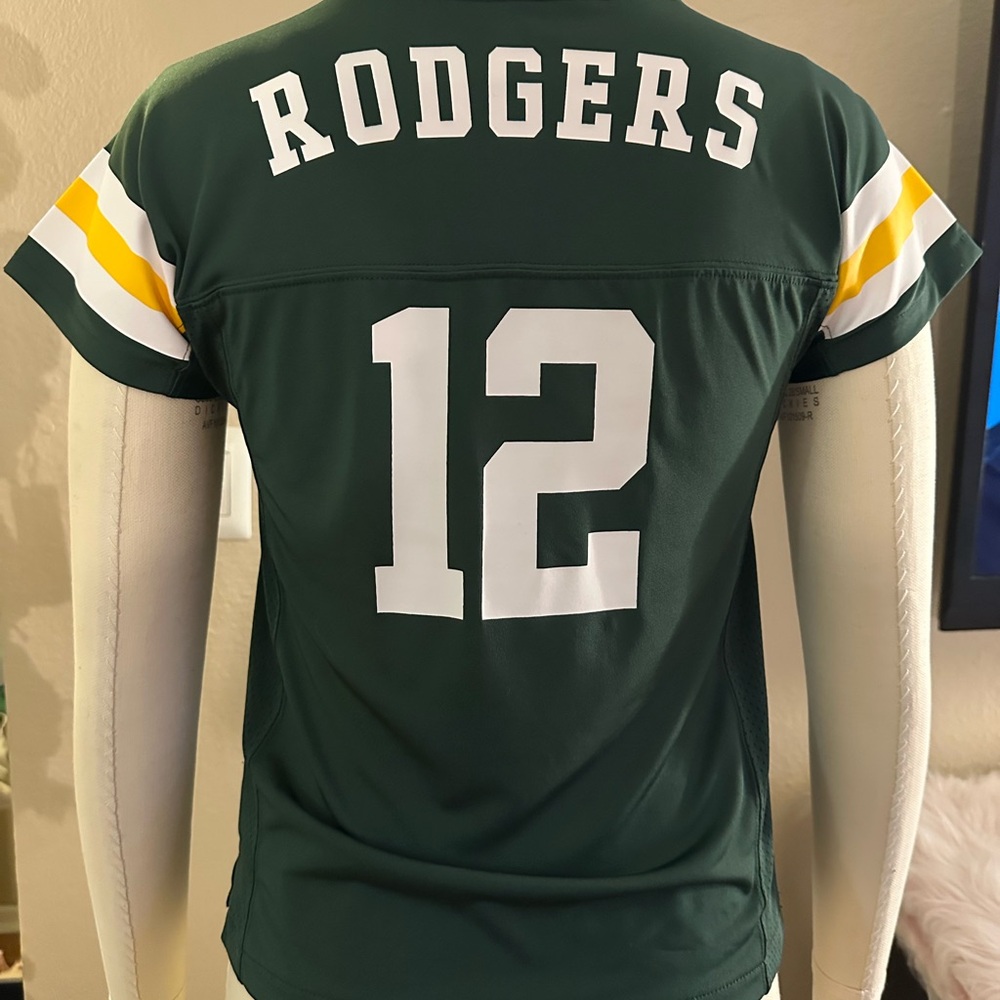 NFL Green Bay Packers Women's Green Jersey - Picture 2 of 7